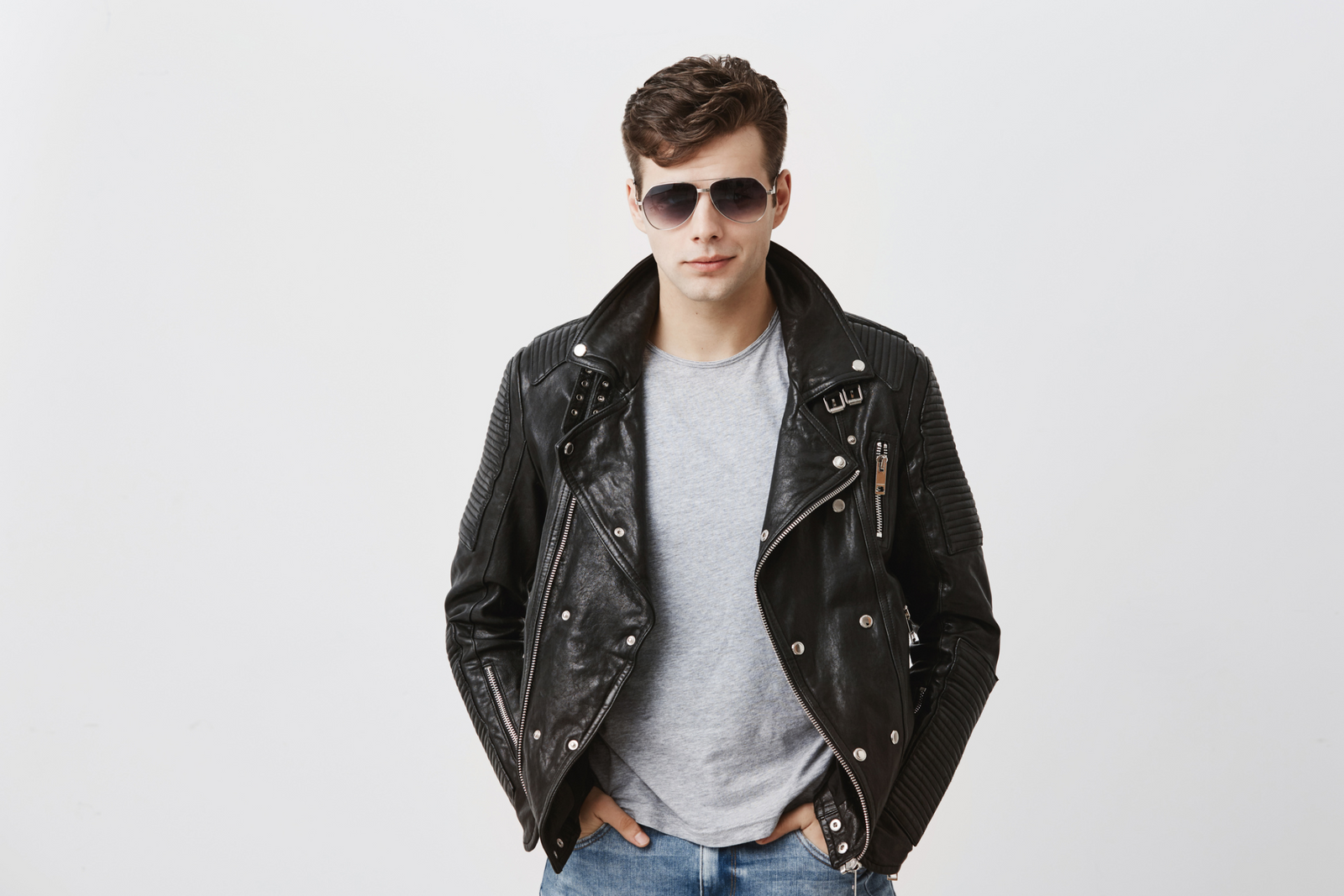 Complete Your Casual Outfit with a Stylish Black Leather Jacket - NYC ...