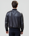 Abramo Black Bomber Lambskin Leather Jacket 2
