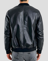 Bailei Black Bomber Leather Jacket 2