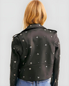 Eva Black Studded Leather Jacket 2