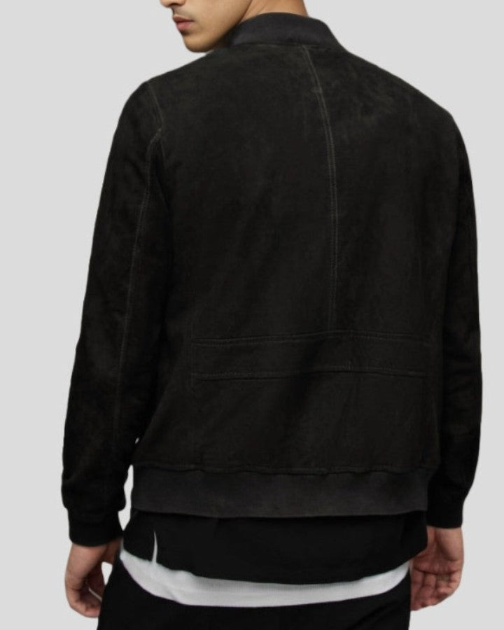 Eclipse Suede Bomber Jacket 1