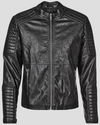 Robt Black Quilted Leather Jacket 4