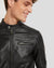 Wallace Black Racer Leather Jacket