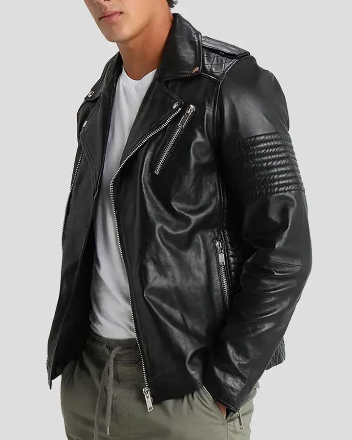 Lambskin Leather Full Sleeve Solid Men Jacket - Buy Lambskin Leather Full  Sleeve Solid Men Jacket Online at Best Prices in India | Flipkart.com